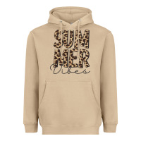 Mushroom summer vibes leopard Heavyweight Hoodie - CowCowDesign