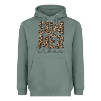 Sage summer vibes leopard Heavyweight Hoodie - CowCowDesign
