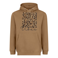 Toasted Coconut summer vibes leopard Heavyweight Hoodie - CowCowDesign