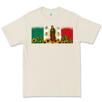 Bone lady of guadalupe mexican flag Premium Tee - JahusDesignShop