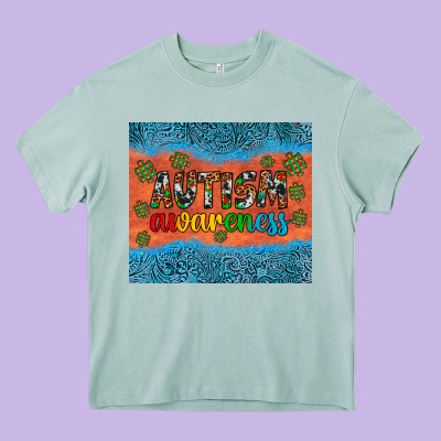 Autism Awareness Heavy Core Tee Designed By Artiststas