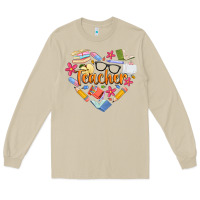 Mushroom teacher heart Long Sleeve Tee - Artiststas
