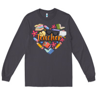 Smoke teacher heart Long Sleeve Tee - Artiststas