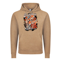 Vintage Coffee checkered retro basketball Vintage Hoodie - MaliasSmallBusiness