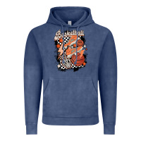 Vintage Denim checkered retro basketball Vintage Hoodie - MaliasSmallBusiness