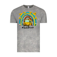 Cloud Rock bus driver rainbow Vintage Tee - NancyCooperArtShop