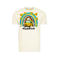 Vintage Arctic bus driver rainbow Vintage Tee - NancyCooperArtShop