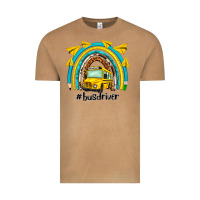 Vintage Camel bus driver rainbow Vintage Tee - NancyCooperArtShop