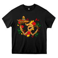 Black Churros with love and sombrero Heavy Core Tee - AdoDesignShop