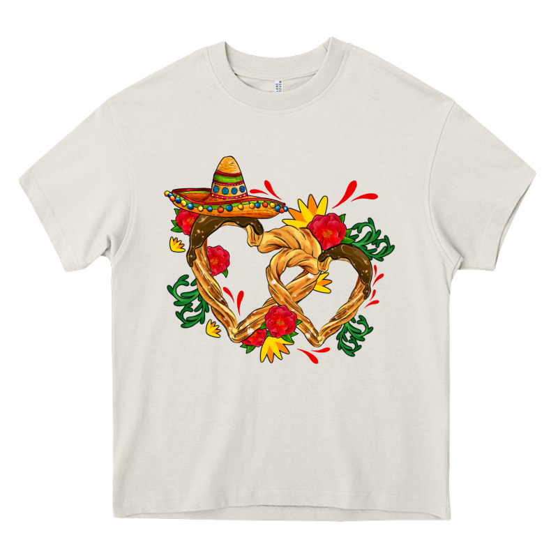 Churros With Love And Sombrero Heavy Core Tee by AdoDesignShop | Teevron