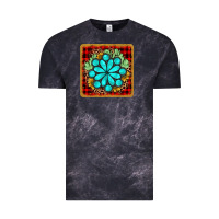 Cloud Black gemstone cactus christmas coaster Vintage Tee - JahusDesignShop