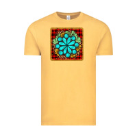 Vintage Mustard gemstone cactus christmas coaster Vintage Tee - JahusDesignShop