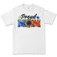 White proud mom autism Premium Tee - BarkalooDesign