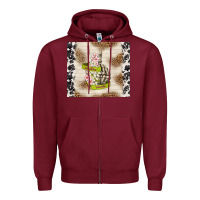 Burgundy sensitive savage Zipper Hoodie - TumblerDesignByShophia