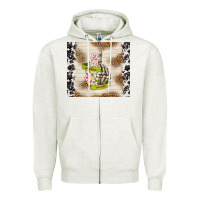 Oatmeal Heather sensitive savage Zipper Hoodie - TumblerDesignByShophia
