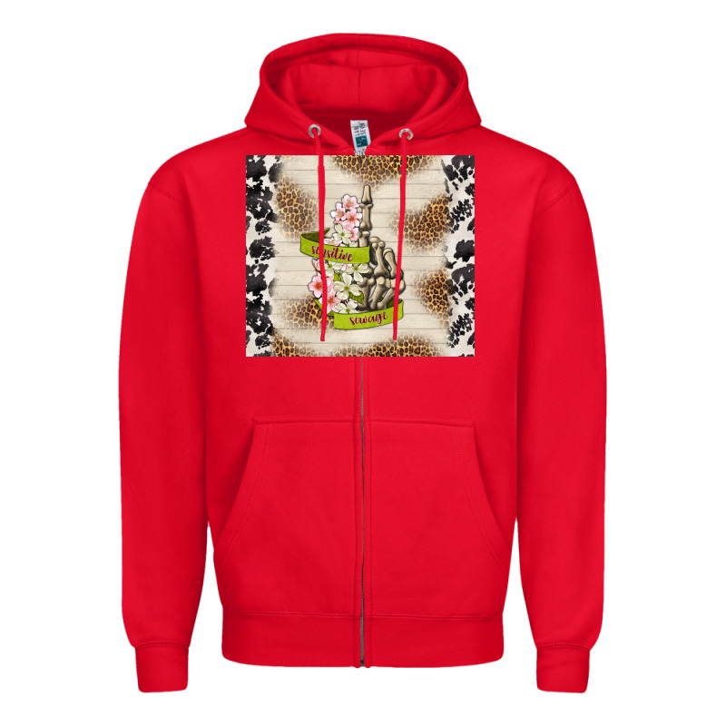 Sensitive Savage Zipper Hoodie by TumblerDesignByShophia | Teevron
