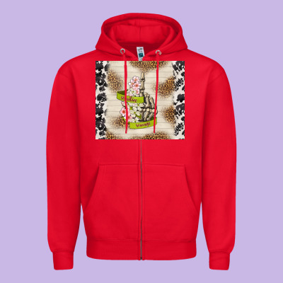 Sensitive Savage Zipper Hoodie Designed By Tumblerdesignbyshophia