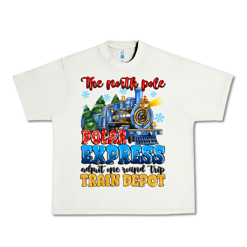 Thr North Pole Polar Express Admit One Round Trip Urban Heavy Tee by MaliasSmallBusiness | Teevron