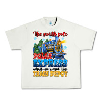 Pistachio thr north pole polar express admit one round trip Urban Heavy Tee - MaliasSmallBusiness
