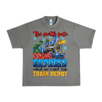 Tornado thr north pole polar express admit one round trip Urban Heavy Tee - MaliasSmallBusiness