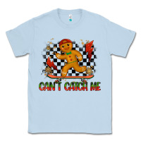 Dusty Blue gingerbread cant catch me Classic Tee - MaliasSmallBusiness