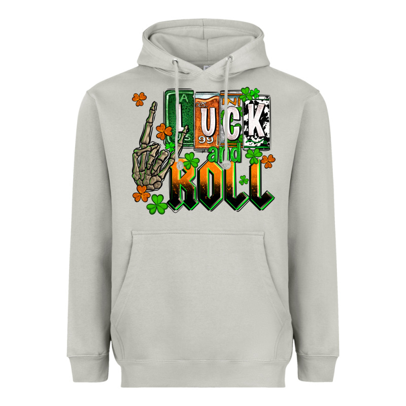 St. Patrick's Luck And Roll Heavyweight Hoodie by OliviaCreatesArt | Teevron