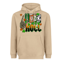 Mushroom St. Patrick's Luck and roll Heavyweight Hoodie - OliviaCreatesArt