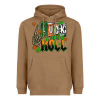 Toasted Coconut St. Patrick's Luck and roll Heavyweight Hoodie - OliviaCreatesArt