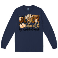 Navy black educator by popular demand Long Sleeve Tee - Artiststas