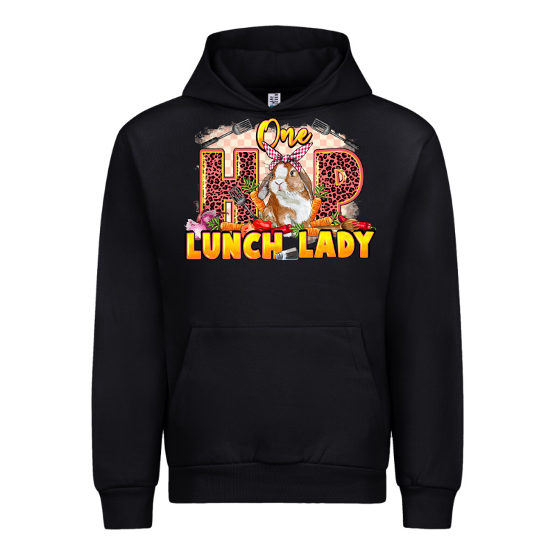 One Hip Lunch Lady Easter Day Urban Hoodie by LillyAllenDesigns | Teevron