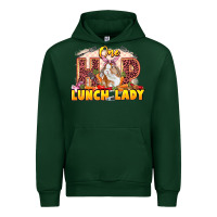 Forest Green One hip lunch lady Easter Day Urban Hoodie - LillyAllenDesigns