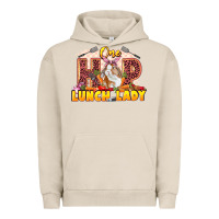 Pigment French Oak One hip lunch lady Easter Day Urban Hoodie - LillyAllenDesigns