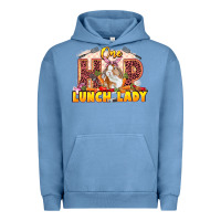 Pigment Pebble Blue One hip lunch lady Easter Day Urban Hoodie - LillyAllenDesigns