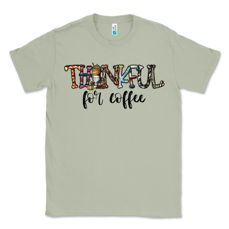 Thankful For Coffee Classic Tee by CowhideDigitalArt | Teevron