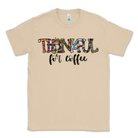 Mushroom thankful for coffee Classic Tee - CowhideDigitalArt