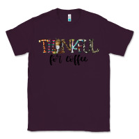 Plum thankful for coffee Classic Tee - CowhideDigitalArt