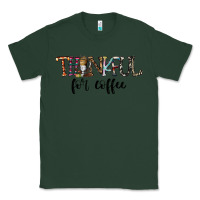 Sports Green thankful for coffee Classic Tee - CowhideDigitalArt