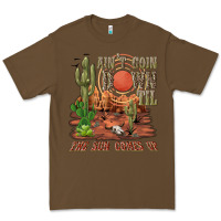 Cacao aintgoin down til the sun comes up desert Premium Tee - NancyCooperArtShop