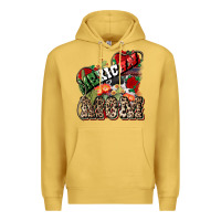 Antique Gold Mexican Mom Mexico Premium Hoodie - HowdyJamesFarm