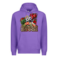 Purple Mexican Mom Mexico Premium Hoodie - HowdyJamesFarm