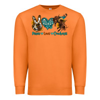 Carrot peace love cowboys Premium Sweatshirt - OliviaCreatesArt