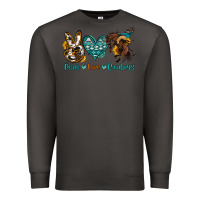 Smoke peace love cowboys Premium Sweatshirt - OliviaCreatesArt