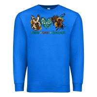 True Royal peace love cowboys Premium Sweatshirt - OliviaCreatesArt
