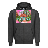Just A Girl Who Loves Flamingo Zipper Hoodie | Teevron