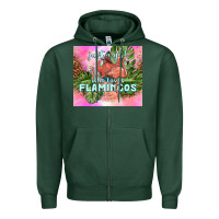Sports Green just a girl who loves flamingo Zipper Hoodie - TumblerDesignByShophia