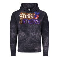 Cloud Black stars and stripes Vintage Hoodie - NancyCooperArtShop