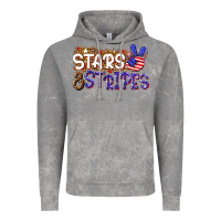 Cloud Rock stars and stripes Vintage Hoodie - NancyCooperArtShop