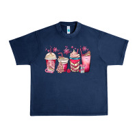 Navy christmas debbie cake white coffee cups Urban Heavy Tee - MaliasSmallBusiness