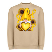 Mushroom Childhood Cancer gnome Heavyweight Sweatshirt - RanaPortraitStore