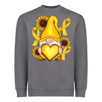 Storm Childhood Cancer gnome Heavyweight Sweatshirt - RanaPortraitStore